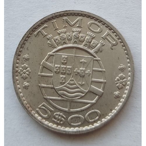 5 эскудо 1970 год Португальский Тимор