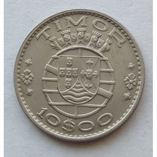 10 эскудо 1970 год Португальский Тимор