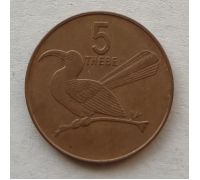 5 тхебе 1991 год Ботсвана Птица-носорог Токо