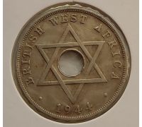 1 пенни 1944 год Британская Западная Африка в держателе