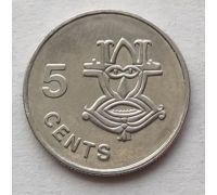 5 центов 2005 год Соломоновы Острова