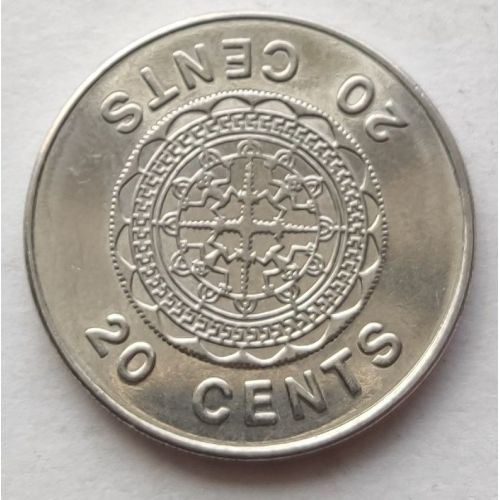 20 центов 2005 год Соломоновы Острова