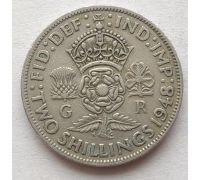 2 шиллинга 1948 год Великобритания Георг VI