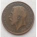1 пенни 1915 год Великобритания, one penny Георг V