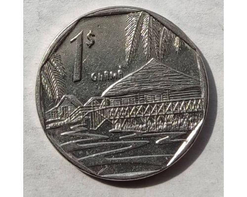 1 песо 1998 год Куба Гуама