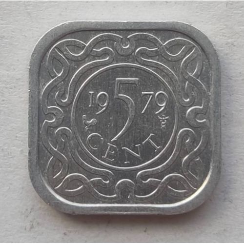 5 центов 1979 года Суринам