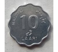 10 лаари 2007 год Мальдивы Традиционное Мальдивское Судно Оди