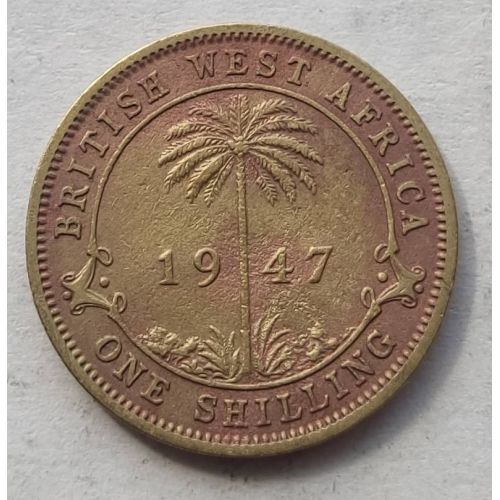 1 шиллинг 1947 год KN Британская Западная Африка Георг VI