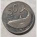 50 центов 1975 года Острова Кука Рыба Бонито