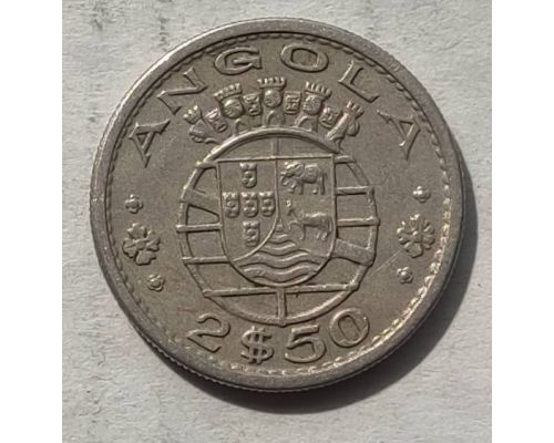 2,5 эскудо 1967 год Ангола