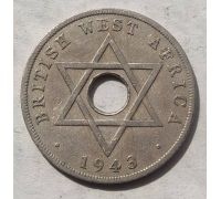 1 пенни 1943 год Британская Западная Африка