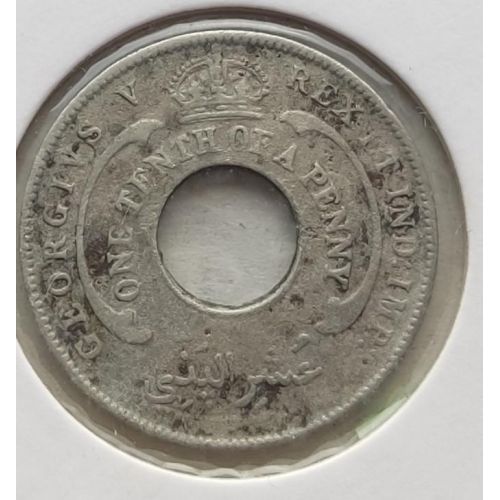 1/10 пенни 1915 год Британская Западная Африка в держателе