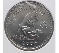 10 шиллингов 2006 год Сомалиленд Знаки Зодиака Водолей UNC в держателе