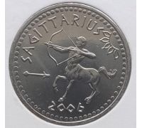 10 шиллингов 2006 год Сомалиленд Знаки Зодиака Стрелец UNC в держателе