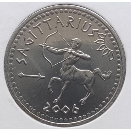 10 шиллингов 2006 год Сомалиленд Знаки Зодиака Стрелец UNC в держателе