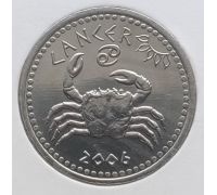 10 шиллингов 2006 год Сомалиленд Знаки Зодиака Рак UNC в держателе