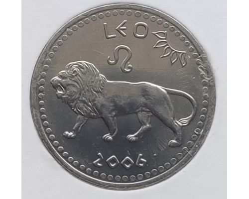10 шиллингов 2006 год Сомалиленд Знаки Зодиака Лев UNC в держателе