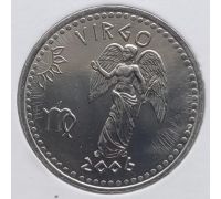 10 шиллингов 2006 год Сомалиленд Знаки Зодиака Дева UNC в держателе