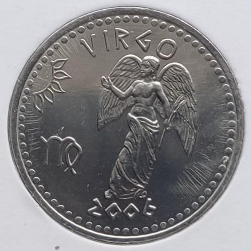 10 шиллингов 2006 год Сомалиленд Знаки Зодиака Дева UNC в держателе