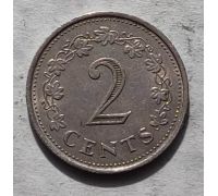 2 цента 1972 год Мальта
